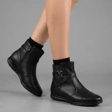 Bota Feminina Piccadilly Cano Curto Anabela Joanete Confortável Estilosa Casual 261042