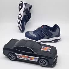 Tênis Infantil Kidy Meninos Velcro + Brinquedo Play Respitec 2 007-0670