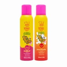 Kit 2 Desodorantes Íntimos Aerosol BaBaSoul - Tutti Frutti + Frutas Vermelhas (Zero Álcool)