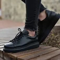 Tenis Maasculino Calçado Casual Sneaker Branco Preto Sola Alta fique Até 5 Cm Mais Alto Lançamento