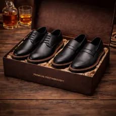 Kit 2 Sapatos Oxford Social Derby Linha Super Conforto e estilo Casamento