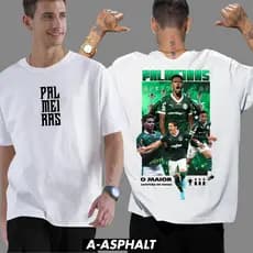 CAMISETA UNISSEX VERDÃO CAMISETA RAPHAEL VEIGA ESTEVÃO RICHARD RIOS VITOR ROQUE 100% ALGODÃO DO INFANTIL AO PLUS SIZE