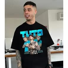 CAMISETA MC TUTO FUNK STREETWEAR TAMANHOS P AO PLUS SIZE 100% ALGODÃO MC TUTU