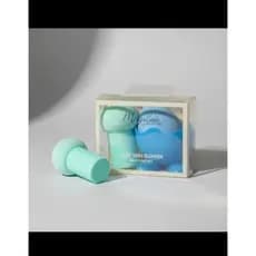 BABY SKIN BLENDER ESPONJAS PARA MAQUIAGEM COM 2 UNIDADES , AZUL E VERDE.