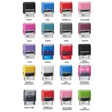 Carimbo Colop Printer 20 – 38x14mm Personalizada com Várias Cores