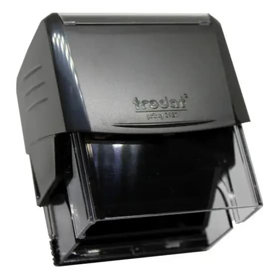 Carimbo Automático Da Trodat 3927 Preto 60x40mm