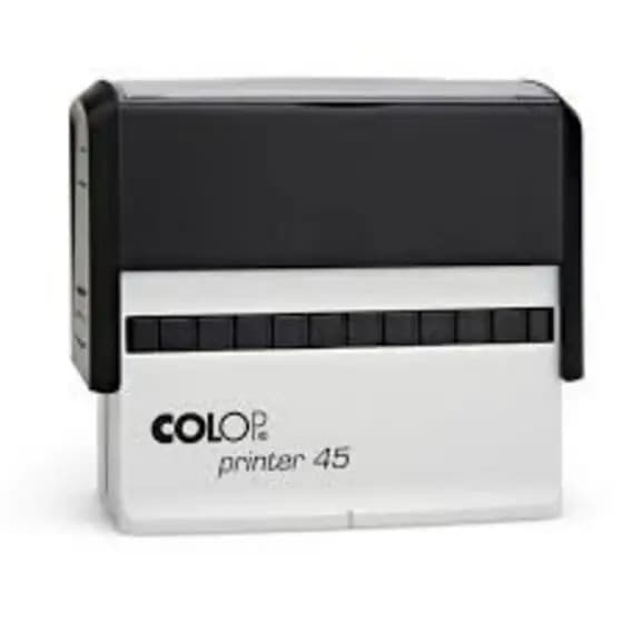 Carimbo Colop P45 Preto 25 X 82 Mm