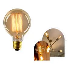 Lâmpada G80 Filamento De Carbono 40w 110v E27 Vintage