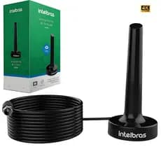 Antena Interna De Tv Digital Intelbras  Ai2025 2.5 Cabo 4K