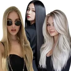 Aplique Tic Tac Cabelo Orgânico Liso e Ondulado150 Gramas 70 Cm