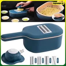 Picador E Fatiador De Vegetais Multifuncional De Aço Inoxidável Para Cozinha , De Alimentos-bigbanger
