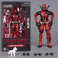 Modelo De Boneco De Ação Articulado Marvel Legends Legacy Deadpool E Wolverine