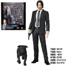 MAFEX085 Fast Hunt John Wick Hand Joint Modelo Móvel Ornamentos Periféricos Boneca Presente