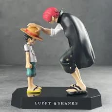 Luffy & Shanks Chapéu De Palha Layout Cena Estátua De PVC , Figura Colecionável De Momento Clássico De Uma Peça