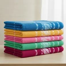 Toalha De Banho Jacquard - Gigante 70 X 1,40 Varias Cores