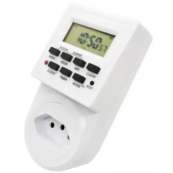 Timer Temporizador Digital Bivolt 20 Eventos Liga E Desliga