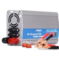 Inversor de corrente Leboss LB-521 com voltagem mínima de saída 110V e 12V de entrada