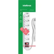 PROTETOR ELETRONICO 6 TOMADAS EPE1006 - INTELBRAS