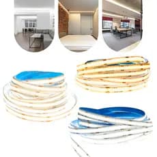Fita Cob Super Led 5 Metros 360led/m 12v Ip20 Alto Brilho