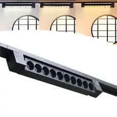 Luminária Pontual Linear Para Trilho 15leds Led 20w Frio/ Neutro/ Quente