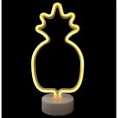 Luminaria Led Neon Abacaxi  Abajur  Decoração Quarto Festa