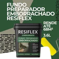 Fundo Preparador 3,6L Econômico Para Paredes Reboco Poroso Fixador Alta Resistência Aderência