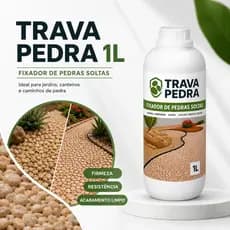 Trava Pedras 1L Fixador Jardim Pedras Decorativas Caminho Piso Proteção Contra Umidade Infiltração