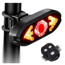 Lanterna Traseira Bike Com Seta e Controle Remoto