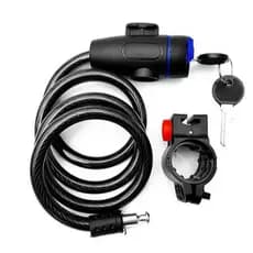 Cadeado Para Bicicleta Trava Cabo De Aço Moto Bike Segurança Anti-Roubo 12mm