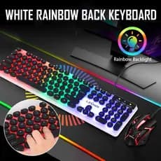 KIT TECLADO E MOUSER DE GAMER Conjunto de teclado para jogos
