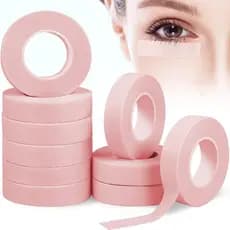 5 Fitas Transpore Rosa Antialérgica Para Extensão E Alongamento De Cílios 9m Envio Imediato
