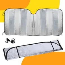 Tapa Quebra Sol Protetor Solar Parabrisa Proteção Uv Resistente Laminado Painel Carro