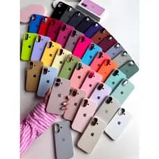 kit 3, 5 ou 10 Capas de Silicone Aveludada para iPhones  13, 14, 15,  até 16 Pro e Pro Max