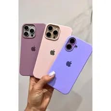 Capinha iPhone Case Aveludada Premium 16 16E 16Plus 16 Pro 16 Pro Max Varias Cores
