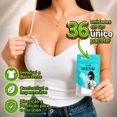 Kit 36 Fitas Fashion Adesivas para Decote - Protetor Esconde Alça Fixação Discreta