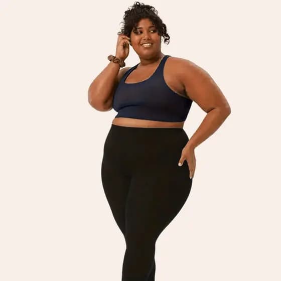 Legging Plus Size Feminina Leg Suplex Zero Transparência Cintura Alta Academia Tamanho GG ao G3