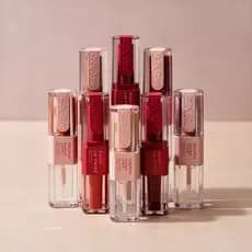 Kit 5 Batons Ruby Rose Lip Twice 2 em 1 Líquido + Bastão Matte Alta Pigmentação