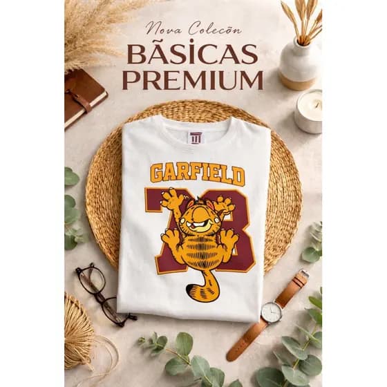 Camiseta básica unissex