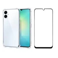 Kit Capinha Capa + Película Vidro 3d + Câmera Para Galaxy A06