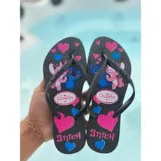 Chinelo Sandália Feminino Stitch Primavera Verão Leve Macio Promocao