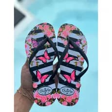 Chinelo Sandália Feminino Adulto Olho grego Estampado Mais Vendidos Promocao