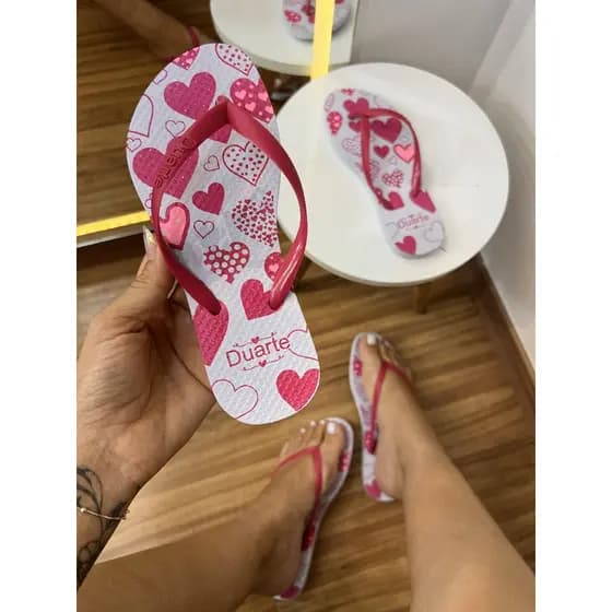 Chinelo Sandalia Feminino Cores e Estampas Variadas Confortavel Promocao