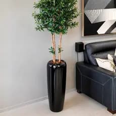 Vaso De Fibra De Vidro Florida M 80cm Brilhantes e Foscos Decorativo Lindo Vaso