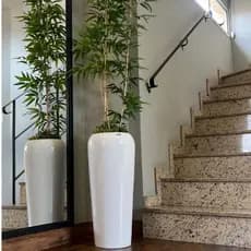 Vaso De Fibra De Vidro Florida P 65cm Brilhantes e Foscos Decorativo Lindo Vaso