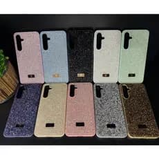 Capa Case Aveludada Strass/Pedrinhas Luxo Para Samsung A05/A06 4G/A06 5G/A07/A14/A15/A16/A17/A26/A34
