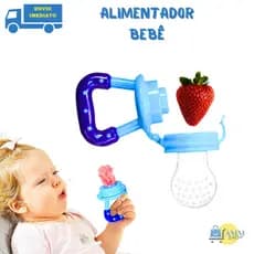 Alimentador  De Silicone Para Bebês Frutas E Vegetais Introdução Alimentar Mordedor