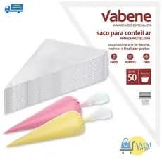 Saco de Confeitar G 38x27 cm Confeitaria Bolo Doce Cupcake BPA Free Reforçado