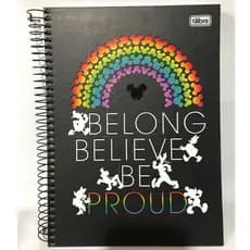 Caderno Mick 1 e 10 Matérias | Caderno Universitário | Material Escolar Infantil | Papelari