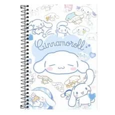 Caderno Personalizado CINNAMOROLL SANRIO (hello kitty, kuromi, my melody) - 1 matéria, 10 matérias  20 matérias