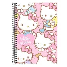 Caderno Personalizado HELLO KITTY (kuromi, my melody, sanrio) - 1 matéria, 10 matérias 20 matérias